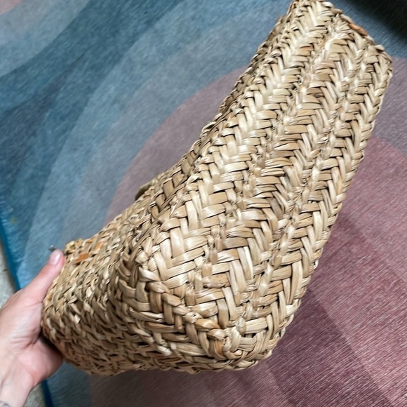 Natural Woven Bohemian Tote Bag Starfish Inside - Picture 8 of 9